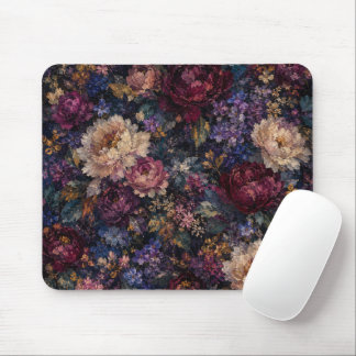Tapis De Souris Impressionniste Floral gothicotanique lunatique