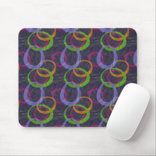 Tapis De Souris Imprimer les cercles rétrogrades