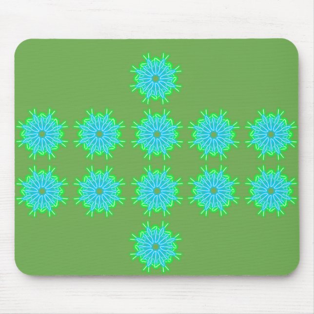 Tapis De Souris Imprimés Kaleidoscope (Devant)