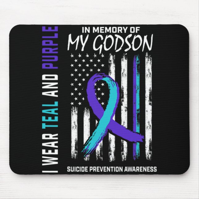 Tapis De Souris In Memory Godson Suicide Awareness Prevention Amer (Devant)