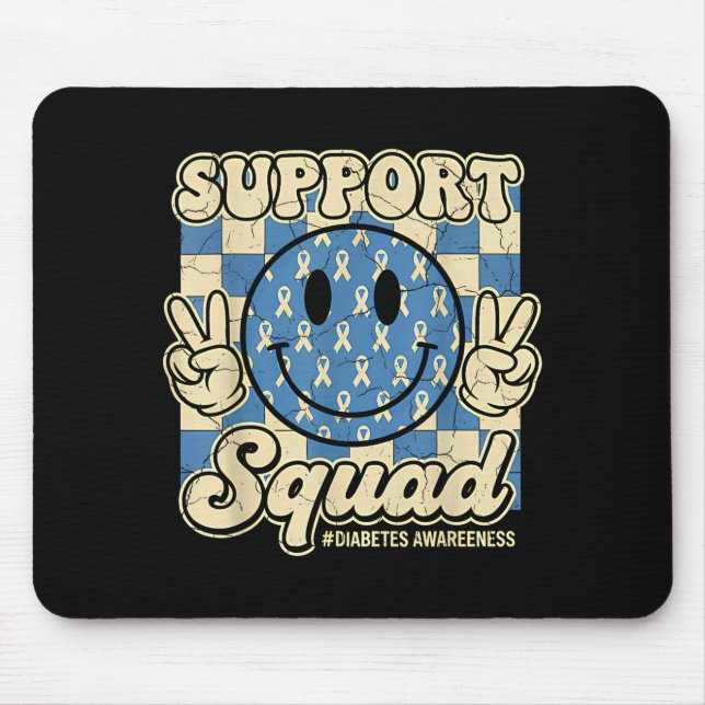 Tapis De Souris In November We Wear Blue Diabetes Awareness Suprt  (Devant)