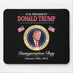 Tapis De Souris Inauguration du 47e président Donald Trump 2025 Su