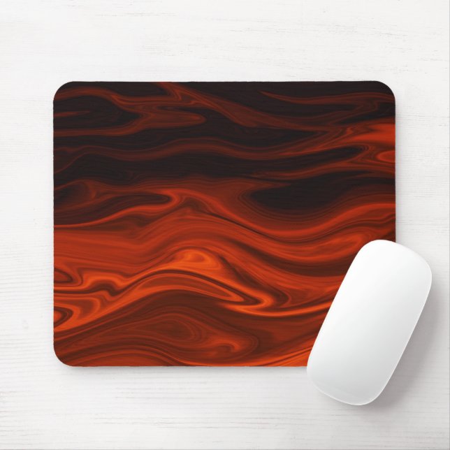 Tapis De Souris Incendie liquide par Shirley Taylor (Avec souris)