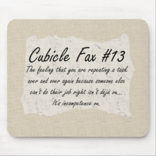 Tapis De Souris Incompétence de collègue