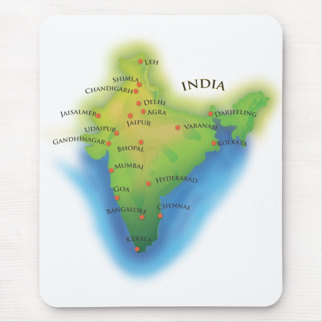 Tapis De Souris Inde (Devant)