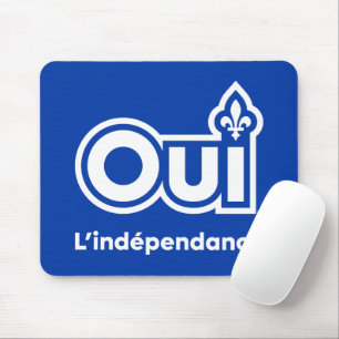 Tapis De Souris Indépendance du Québec OUI