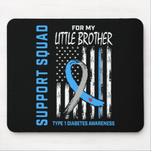 Tapis De Souris Indicateur de sensibilisation T1d Petit frère Type