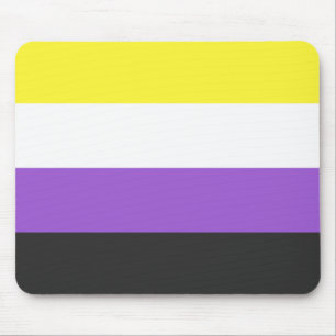 Tapis De Souris Indicateur Enby (Pride non binaire)
