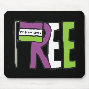 Tapis De Souris Indicateur Suffragette