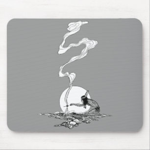 Tapis De Souris Indien dans sa solitude par NC Wyeth Vintage Weste