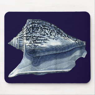 Tapis De Souris Indigo Shells I