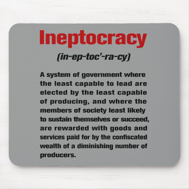 Tapis De Souris Ineptocracy (Devant)