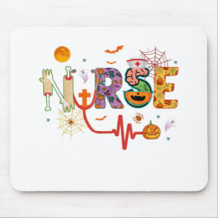 Tapis De Souris Infirmière Costume Halloween Stethoscope Pump puls