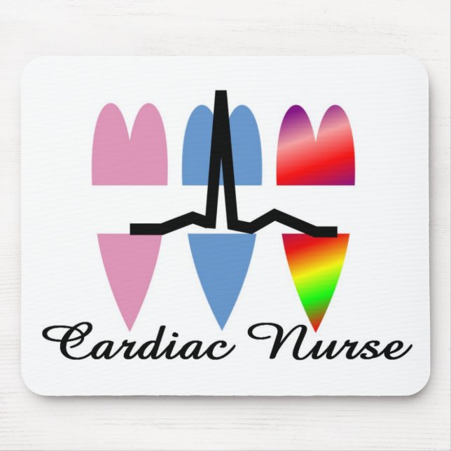 TAPIS DE SOURIS INFIRMIÈRE DE CARDIAC/ICU (Devant)