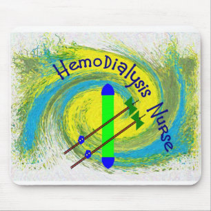 Tapis De Souris infirmière de hémodialyse