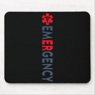 Tapis De Souris Infirmière des services des urgences des urgences