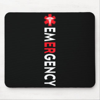 Tapis De Souris Infirmière des services d'urgence des urgences SU