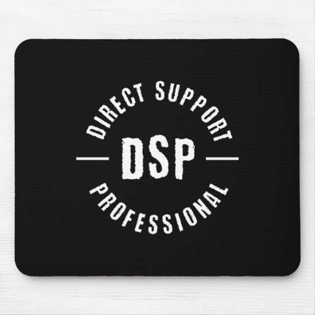 Tapis De Souris Infirmière Dsp Direct Support Professionnelle Dsp (Devant)