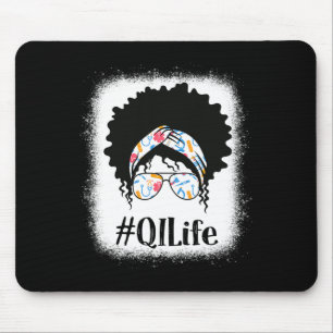 Tapis De Souris Infirmière en amélioration de la qualité Qi Afro n