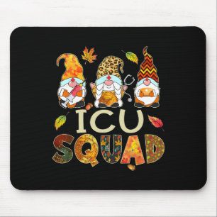 Tapis De Souris Infirmière Léopard de l'équipe de l'ICU Thanksgivi