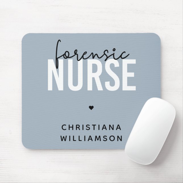 Tapis De Souris Infirmière médico-légale | Cadeaux de soins infirm (Avec souris)