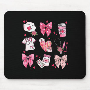 Tapis De Souris Infirmière Saint-Valentin Valentine Er Icu Nicu In