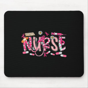 Tapis De Souris Infirmière stéthoscope rose Médicale cancer du sei