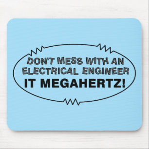 Tapis De Souris Ingénieur électrique Megahertz