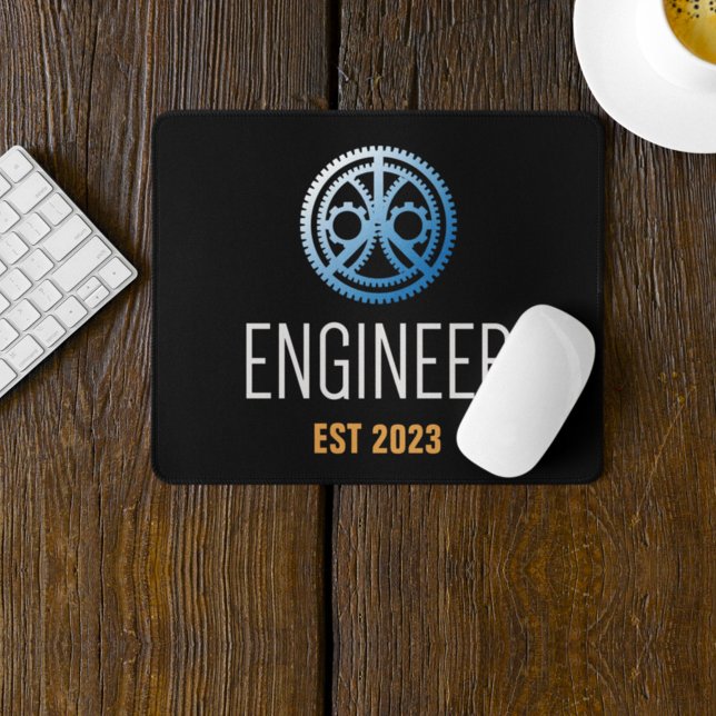 Tapis De Souris Ingénieur établi, Ingénieur diplômé sur mesure (Créateur téléchargé)