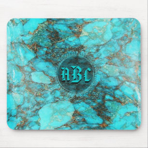 Tapis De Souris Initiales CustomizeABLEs de monogramme de