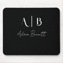 Initiales Monogrammes Personnalisées Modernes Nom 