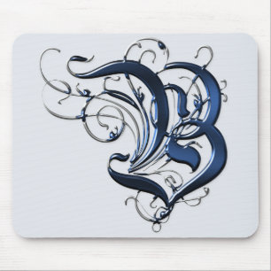 Tapis De Souris Initiales vintages B