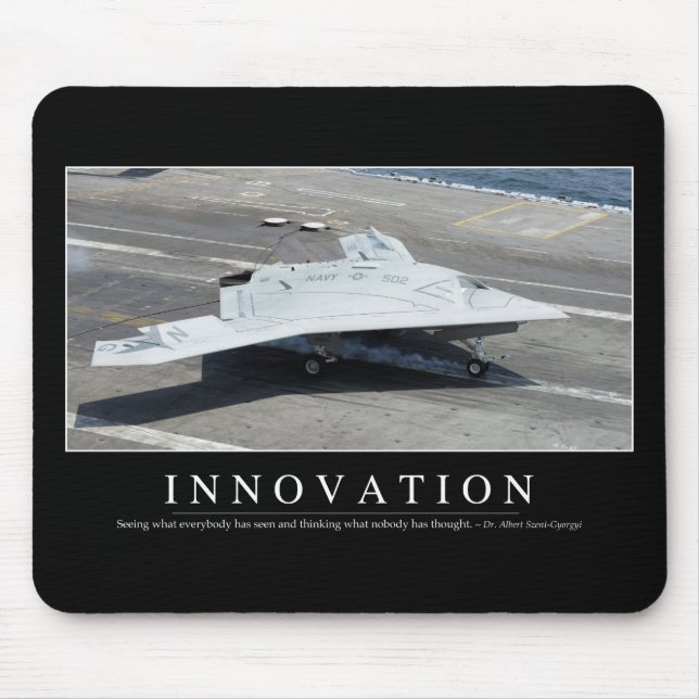Tapis De Souris Innovation : Citation 1 inspirée (Devant)