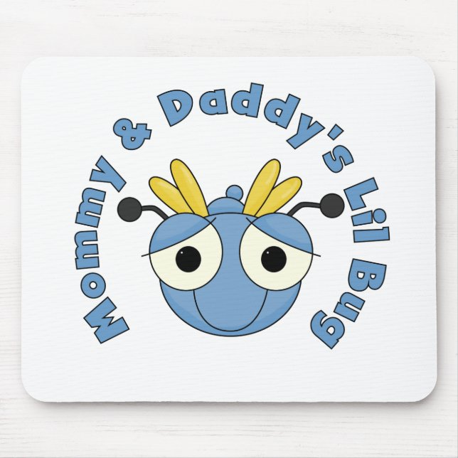 Tapis De Souris Insecte de Lil de maman et de papa (Devant)