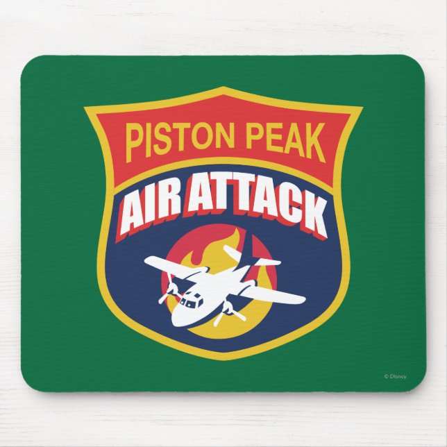 Tapis De Souris Insigne d'attaque aérienne Piston Peak (Devant)