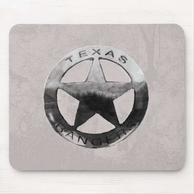 Tapis De Souris Insigne de Lone Ranger (Devant)