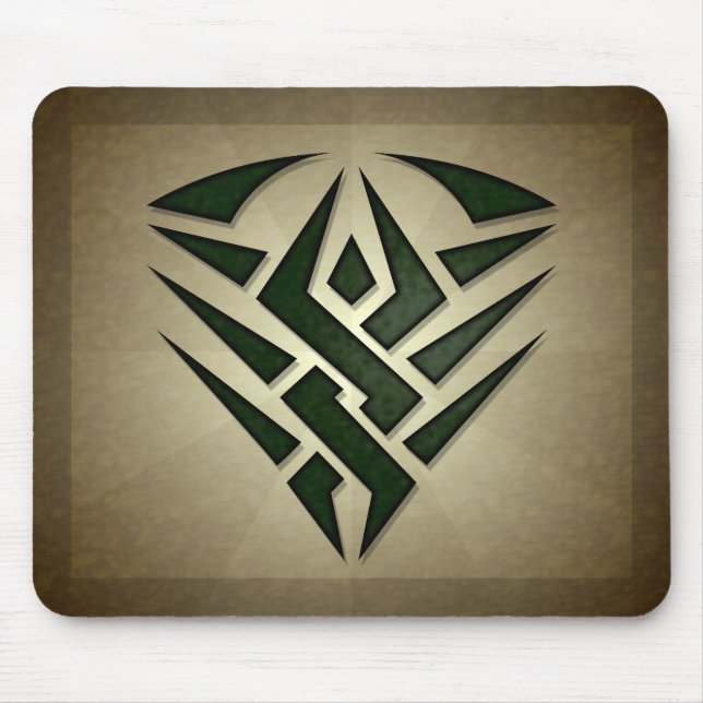 Tapis De Souris Insigne tribal Mousepad (Devant)