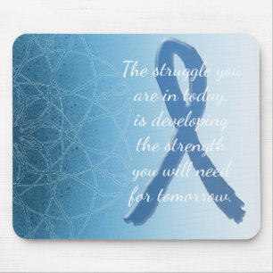Tapis de souris inspirant Mandala Mystique Bleu