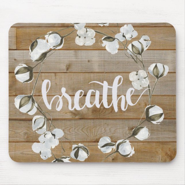 Tapis De Souris Inspiration agricole - Respirer (Devant)
