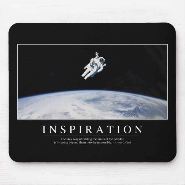 Tapis De Souris Inspiration : Citation Inspirationnelle (Devant)