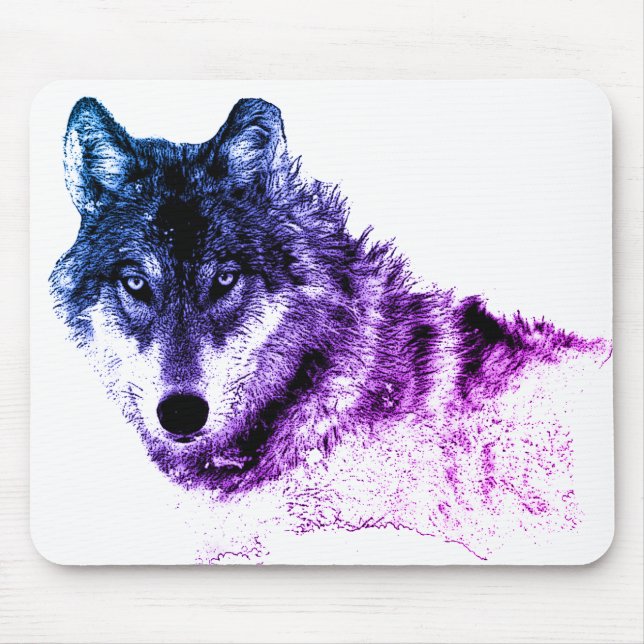 Tapis De Souris Inspiration Wolf Eyes (Devant)