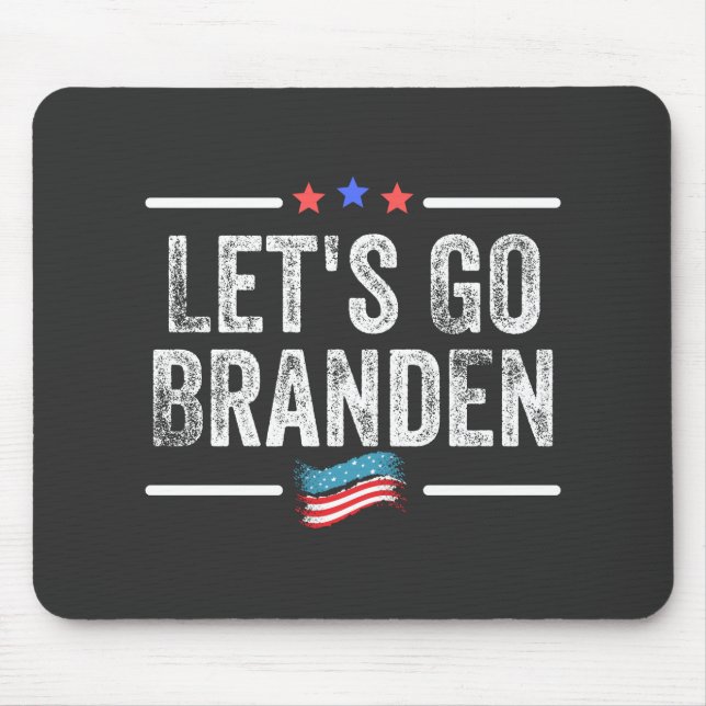 Tapis De Souris institution conservative, flag funny anti biden t- (Devant)