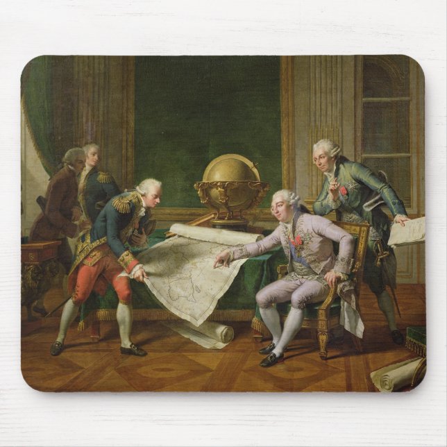 Tapis De Souris Instructions donnantes de Louis XVI à la La (Devant)