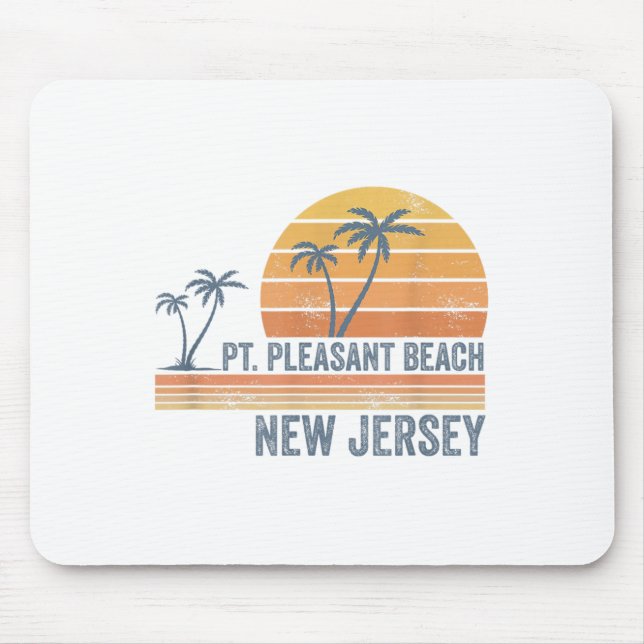 Tapis De Souris Int Pleasant Beach New Jersey Nj Boy Girl Men Wome (Devant)