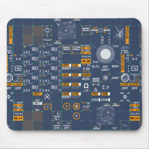 Tapis De Souris Interface utilisateur futuriste