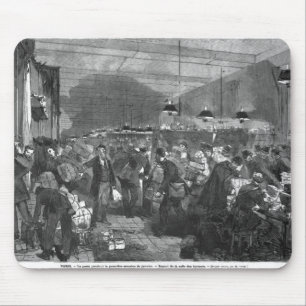 Tapis De Souris Intérieur du bureau de poste de Paris