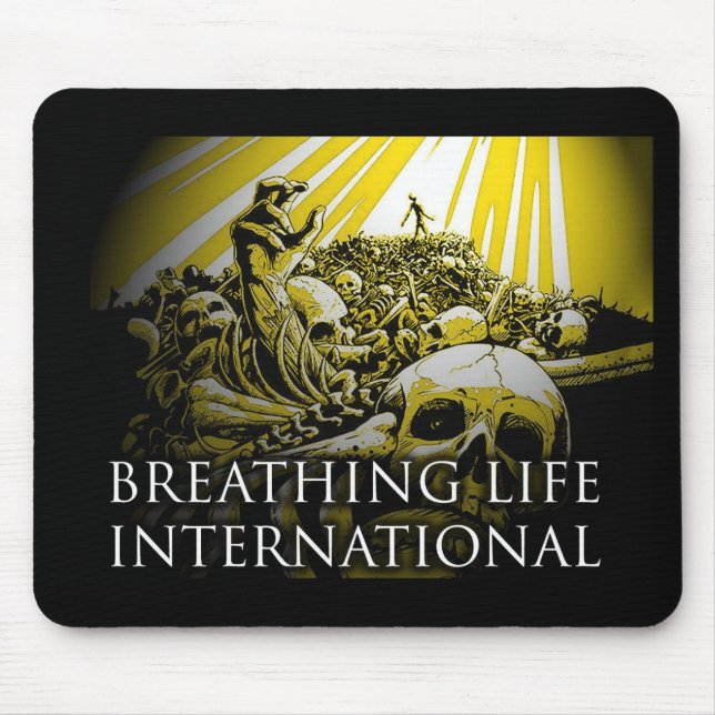 Tapis De Souris International de respiration de la vie (Devant)