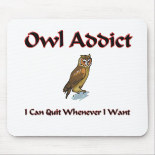 Tapis De Souris Intoxiqué de hibou