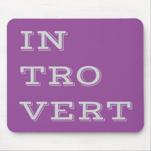 Tapis De Souris Introvert gris Mousepad