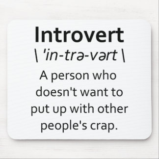 Tapis De Souris Introverti